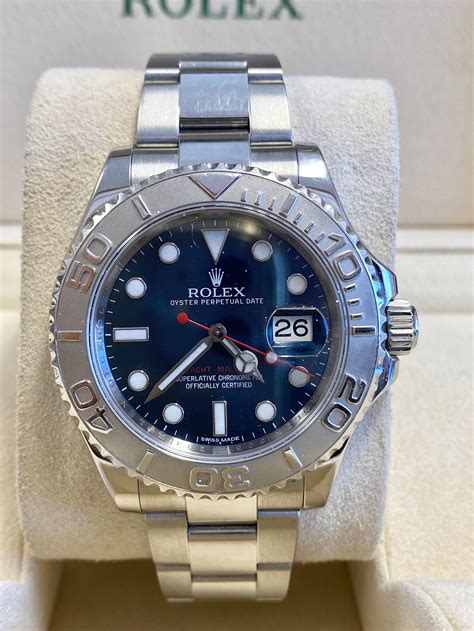 rolex yacht master 40 blue face|Rolex Yacht-Master platinum 40mm.